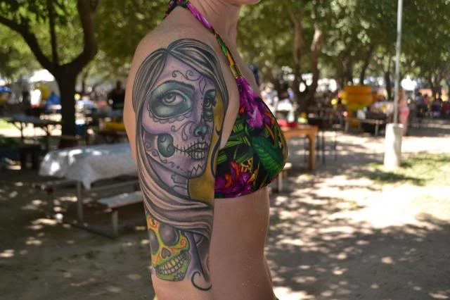 balloonfest 2013 Tattoo artists filmed in slow motion